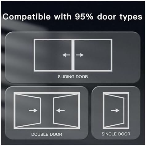 KIEEQGAK WiFi Smart Narrow Side Door Lock with Fingerprint Password Security