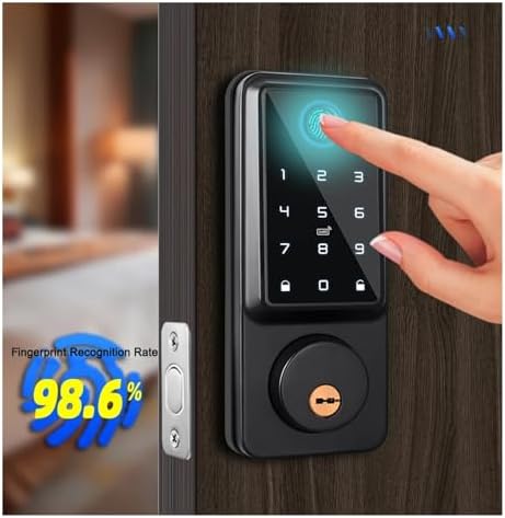 Tuya WiFi Smart Deadbolt with Fingerprint and IC Card