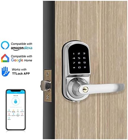 Smart TTlock Door Lock Bluetooth Digital Deadbolt with Remote Access