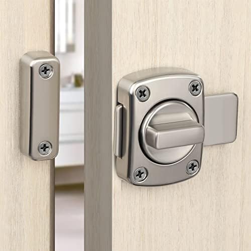 Straightforward Zinc Alloy Bathroom Latch 1Pcs
