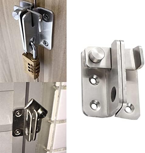 AMZWI Slide Latch Door Lock - Durable Deadbolt for Home Commercial Use