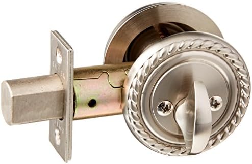 Emtek 8464 Satin Nickel Deadbolt Rope Door Lock