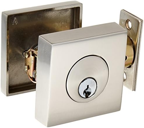 Emtek 8469 Satin Nickel Key Lock - Durable Heavy-Duty Entry