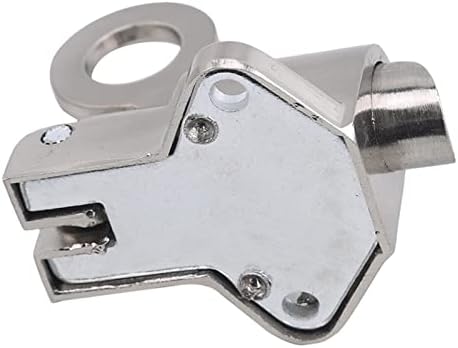 Slide Bolt Door Lock Hasp with Silver Button