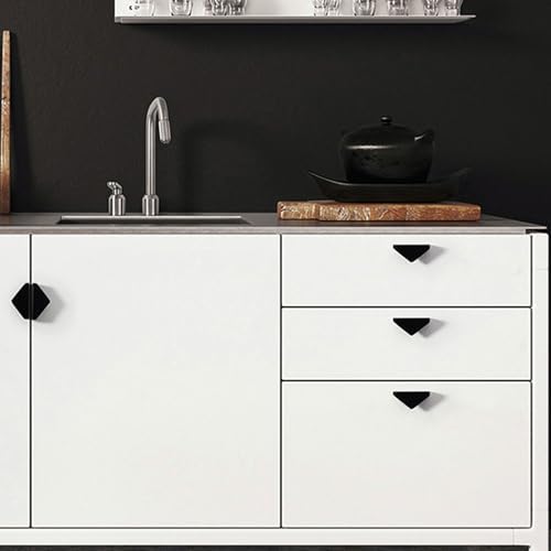 MOROBOR Triangle Cabinet Knob Durable Aluminum Alloy Knobs for Drawers Cabinets