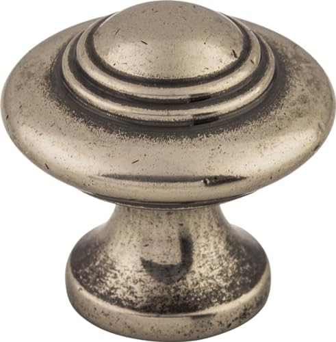 Top Knobs M771 Ascot Knob 1-14 Inch Oil Rubbed Bronze