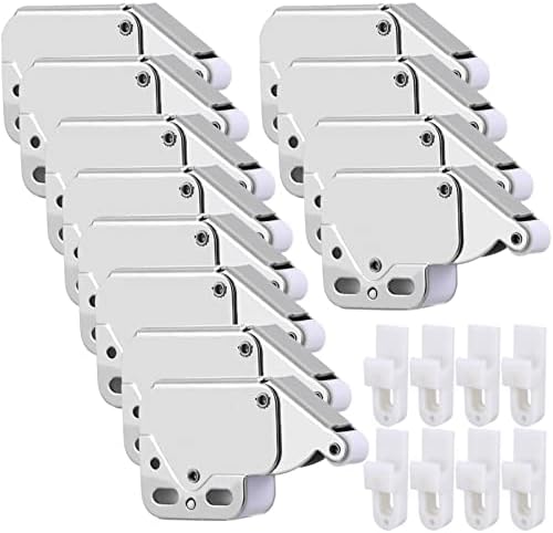 12-Piece Compact Spring Lock Set for Cabinet Door Drawer