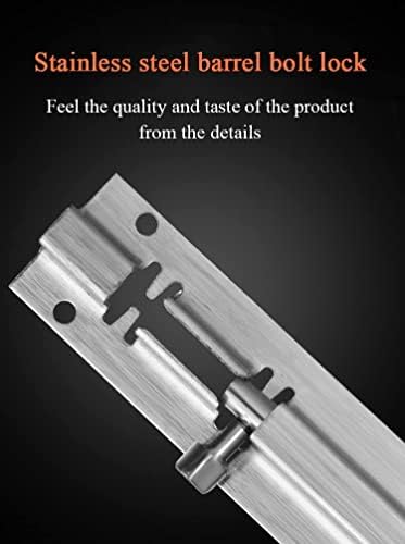 Durable stainless steel door lock for front rear doors