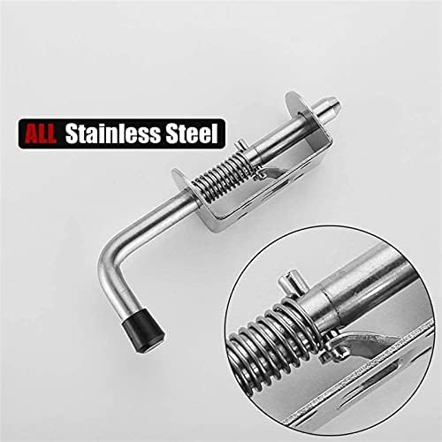 AMAZWI 2-Piece Stainless Steel Door Lock 5-inch Diameter