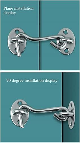 ZLOCYIVHESturdy Barn Door Latch 8in Durable Easy to Install