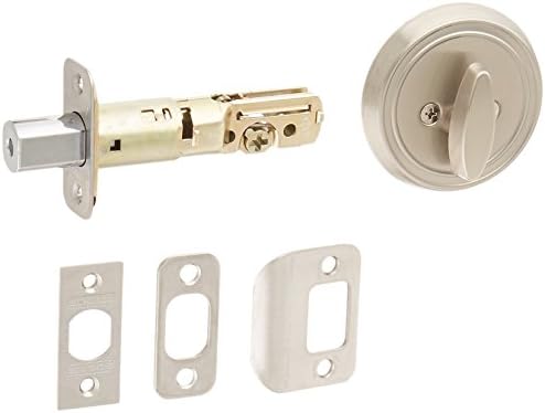 Secure Professional Single Cylinder Deadbolt Satin Nickel Finish