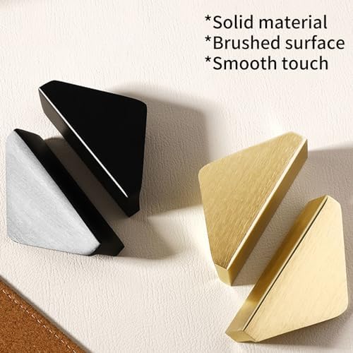 MOROBOR Triangle Cabinet Knob Durable Aluminum Alloy Knobs for Drawers Cabinets