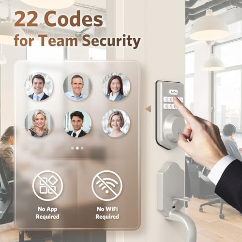 KingForce Smart Front Door Lock Set