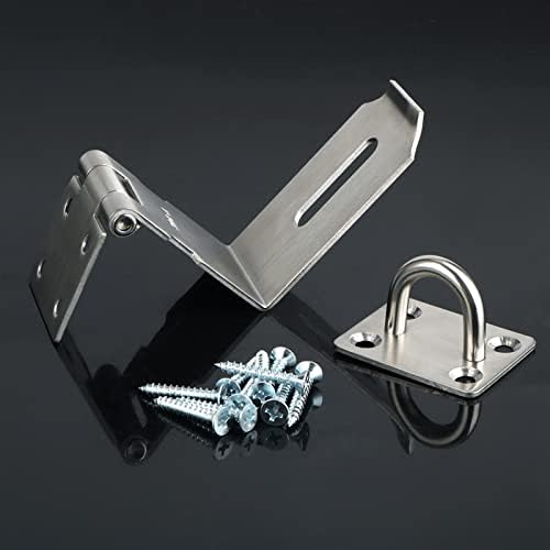 AMAZWI 90-Degree Barn Bolt Door Lock with Stainless Steel Construction