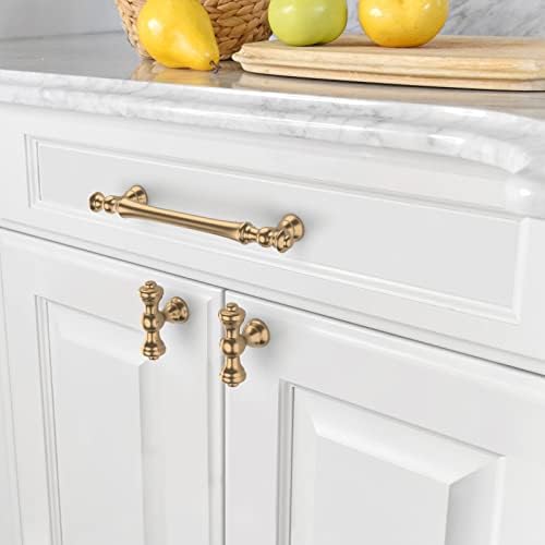 Amerdeco 6-Pack Champagne Bronze Cabinet Pulls