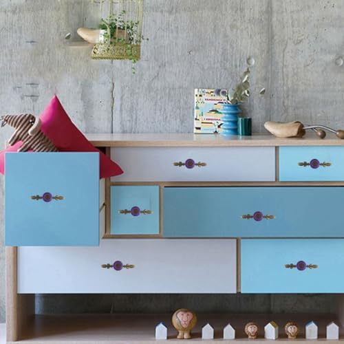 8-Piece Retro Knobs Set for Dressers