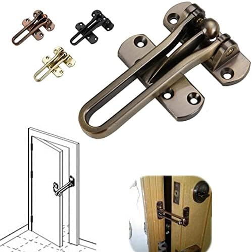AMAZWI Golden Slide Latch Deadbolt Lock 1