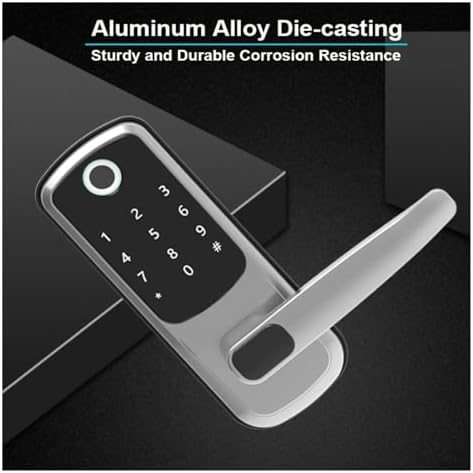 TTLOCK WiFi Smart Door Lock - Versatile Unlock Secure with Biometrics USB Charging