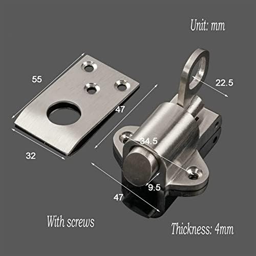 Stainless SteelautomaticLatch Door Bolt
