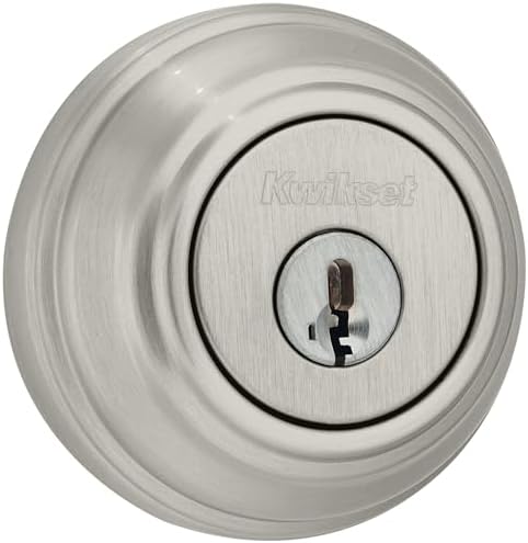 Kwikset 980-SSTRKP Satin Nickel Deadbolt