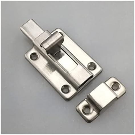 AMAZWI Stainless Steel Deadbolt Latch Slide Lock
