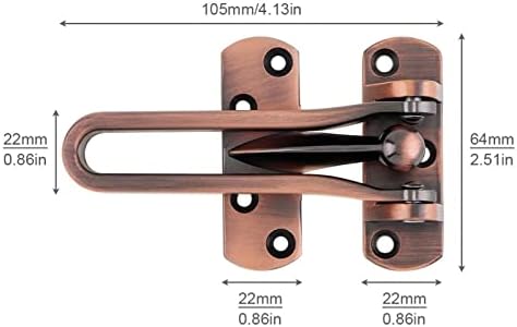 Zinc Alloy Door Lock Latch Bronze
