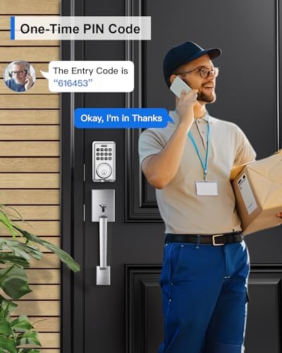 Smart Entry Door Deadbolt Set - Secure with 50 Passcodes