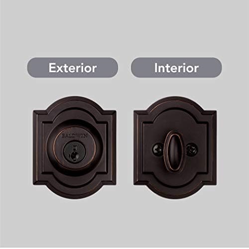 Baldwin Arch SmartKey Deadbolt with Microban Easy Install 100 Re-keyable
