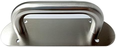 Sturdy 2Pcs Stainless Steel Door Handle Plate Set