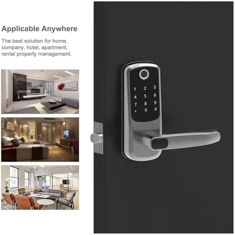 TTLOCK WiFi Smart Door Lock - Versatile Unlock Secure with Biometrics USB Charging