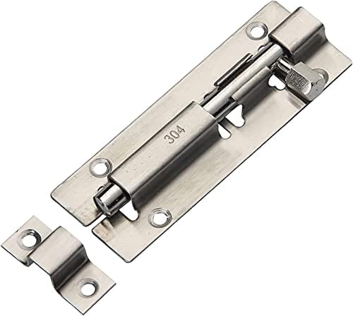 Durable Stainless Steel Door Lock 4-Pack BarreL Bolt Latch