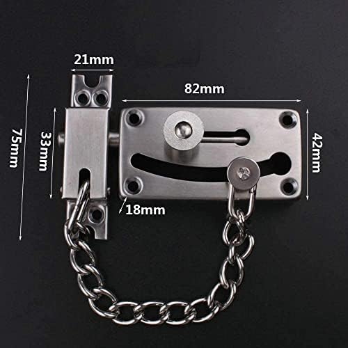 Durable Window Door Lock Hasp with Anti-Theft Chain