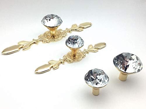 Gold Crystal Drawer Knob - Perfect for your Kitchen or Bedroom