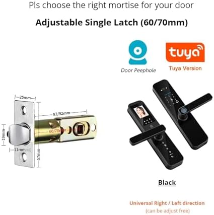 Tuya Smart WiFi Door Lock with HD Camera and Display