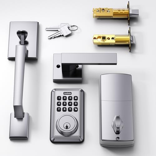 Smart Entry Door Deadbolt Set - Secure with 50 Passcodes