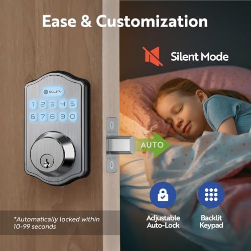 Secure Convenient Smart Deadbolt Lock