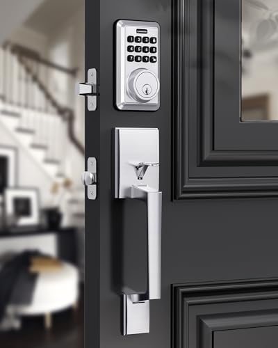 Smart Entry Door Deadbolt Set - Secure with 50 Passcodes