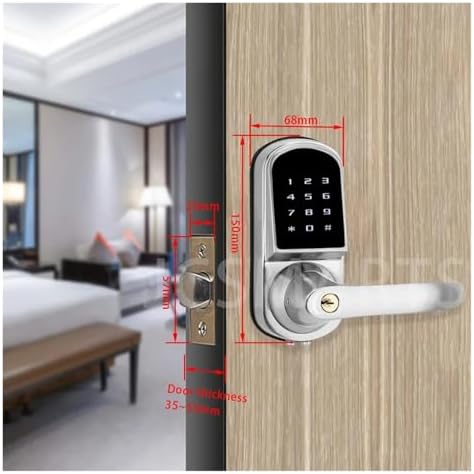 Smart TTlock Door Lock Bluetooth Digital Deadbolt with Remote Access