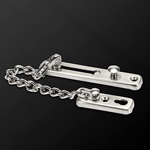 Stainless Steel Door Chain Lock Anti-Theft Safety Spring