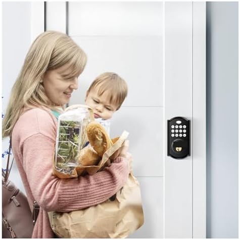 Keyless Entry Door Lock with Keypad Smart Deadbolt Security Easy Install
