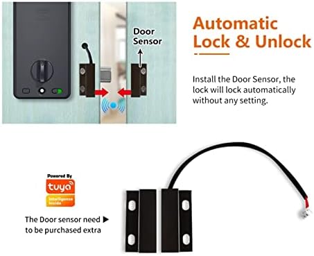 Smart Deadbolt WiFi Door Lock with Fingerprint and Password