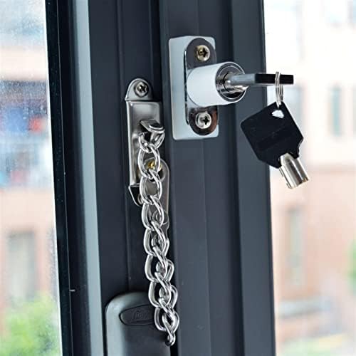 Sturdy Steel Door Chain Lock Theft-Proof Deadbolt
