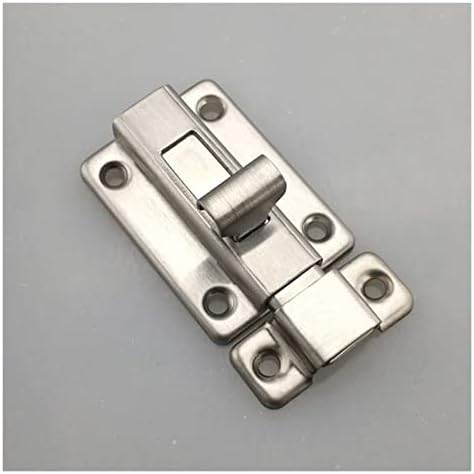 AMAZWI Stainless Steel Deadbolt Latch Slide Lock