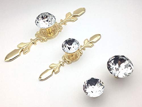 Gold Crystal Drawer Knob - Perfect for your Kitchen or Bedroom