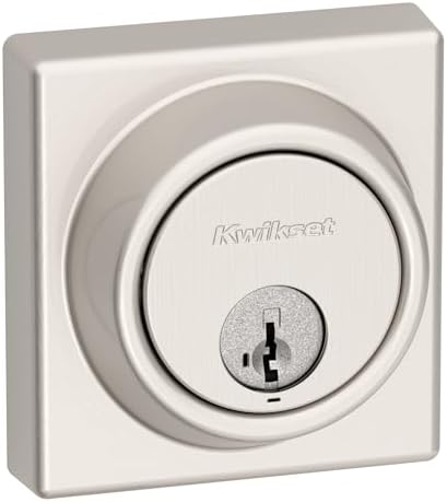 Kwikset 817 Deadbolt Lock - Secure Entry with SmartKey Technology
