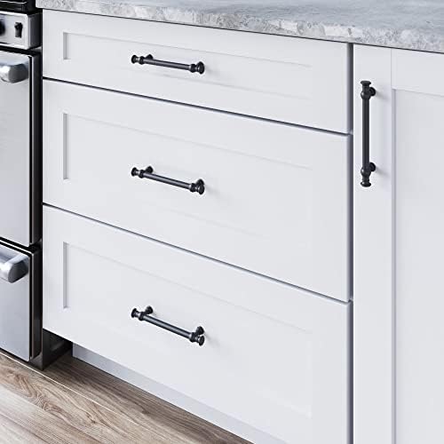 Top Knobs Ormonde Pull 3 34 Inch Flat Black Knobs Complete Set