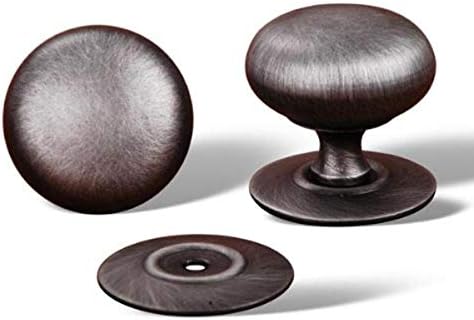 RK International CK 3216 DN Large Plain Knob with Detachable Back Plate