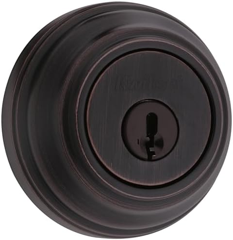 Kwikset 985-SSTRKP 980 Double Cylinder Deadbolt - Venetian Bronze