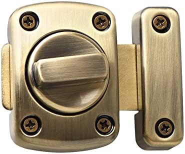 Straightforward Zinc Alloy Bathroom Latch 1Pcs
