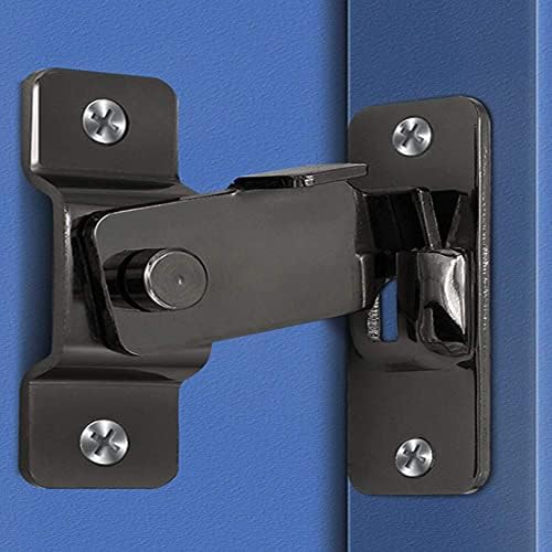 ZLOCYIVHE Slide Bolt Door Lock 2Pcs Deadbolts Right Angle Latch Hasp